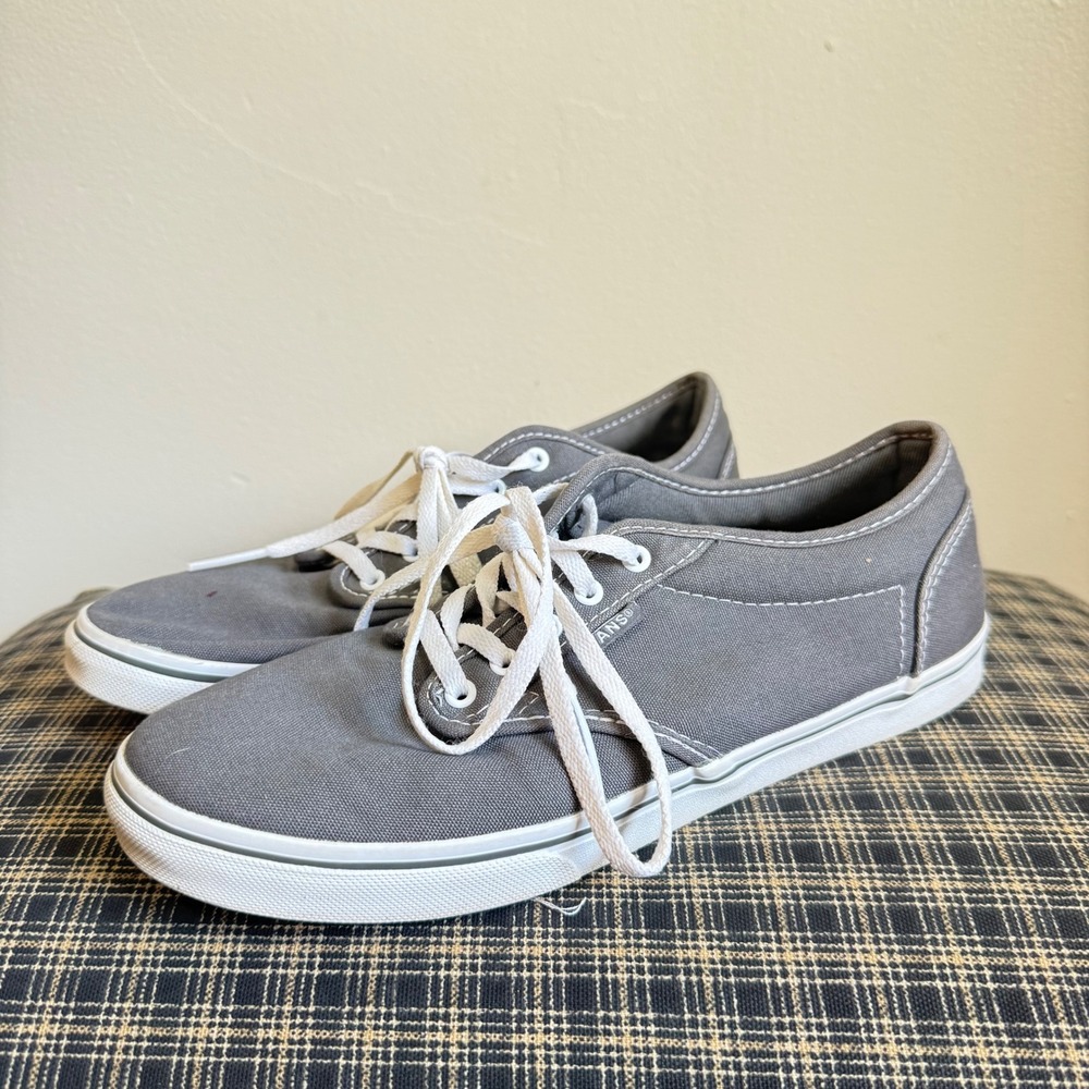 Vans Atwood Low Canvas Skate Sneaker Size 7 Grey